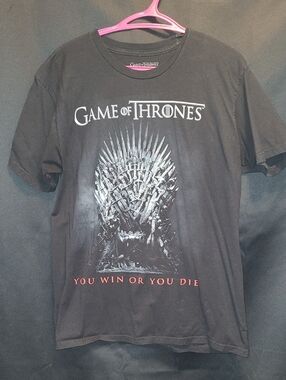 Game of Thrones Shirt Men's Iron Throne Adult T-Shir L
